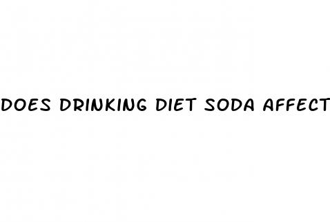 does drinking diet soda affect blood sugar