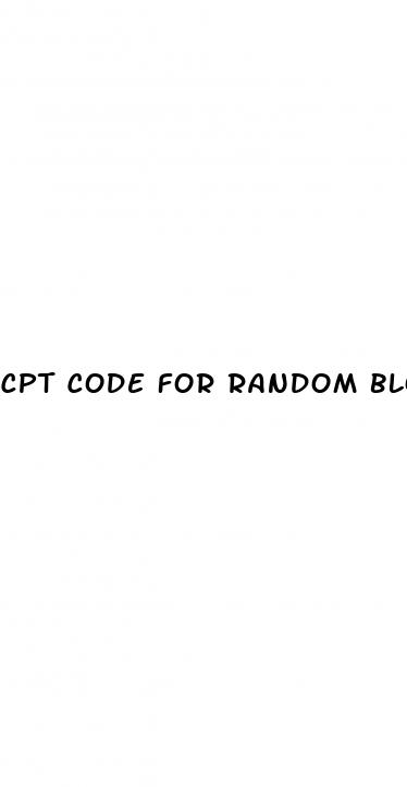 cpt code for random blood sugar