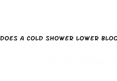 does a cold shower lower blood sugar