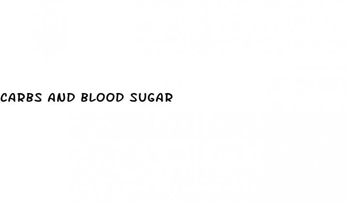 carbs and blood sugar