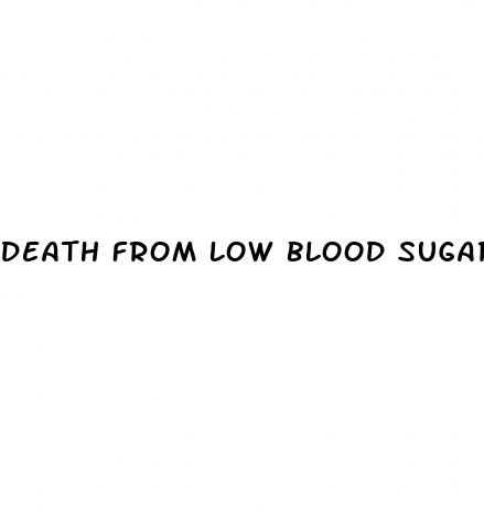 death from low blood sugar