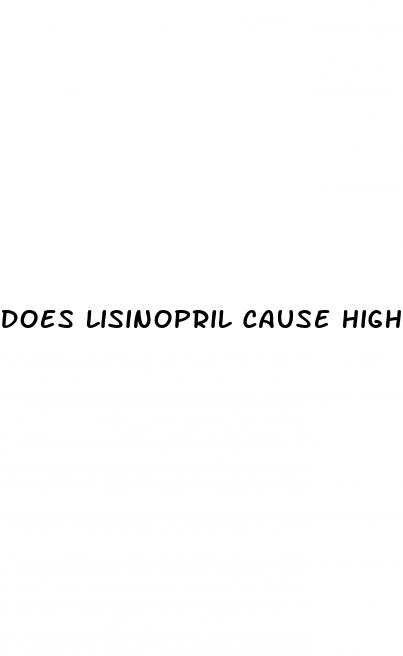 does lisinopril cause high blood sugar