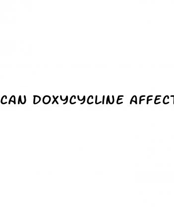 can doxycycline affect my blood sugar levels