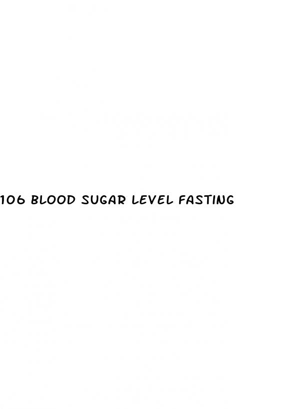106 blood sugar level fasting