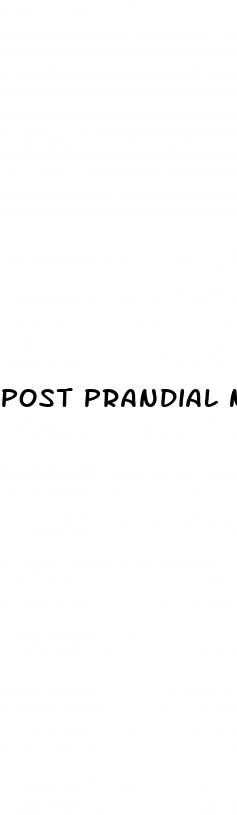post prandial normal blood sugar