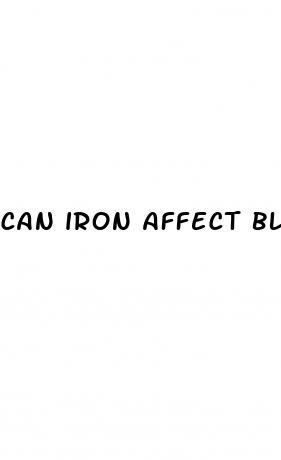 can iron affect blood sugar levels
