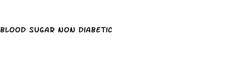 blood sugar non diabetic