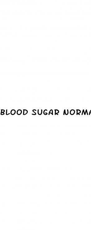 blood sugar normal fasting range