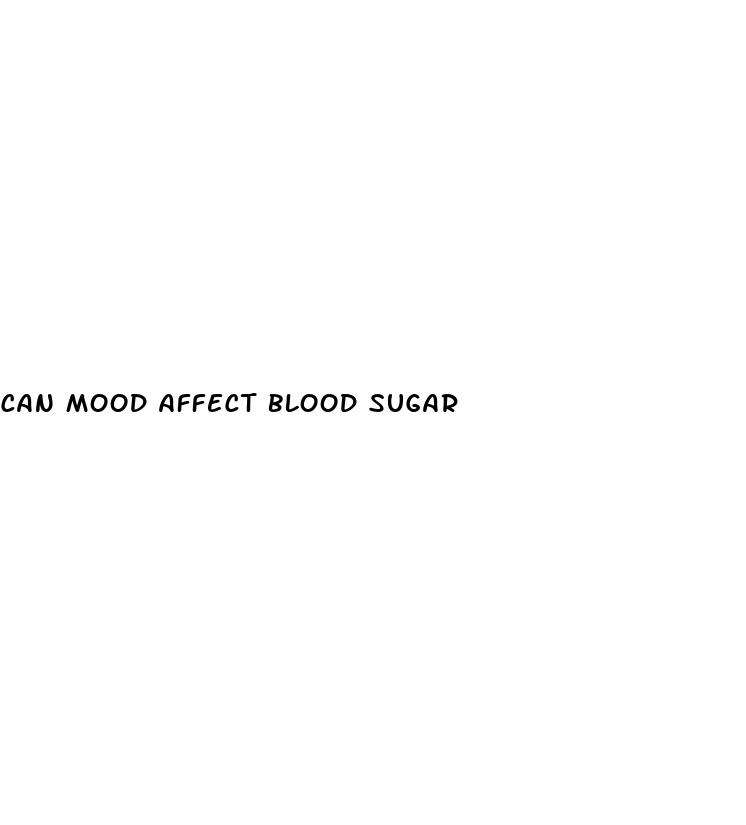 can mood affect blood sugar