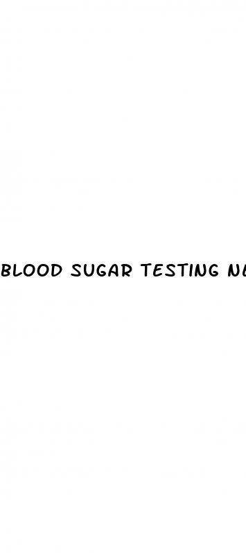 blood sugar testing near me