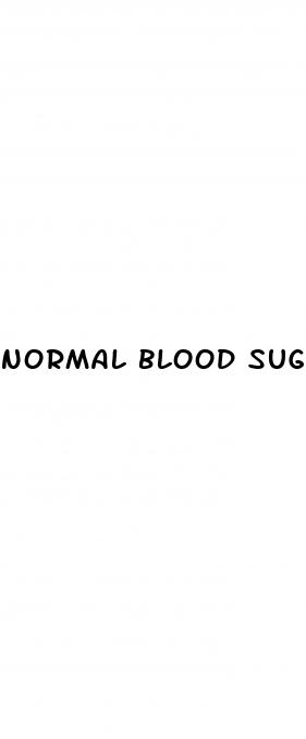normal blood sugar before meal