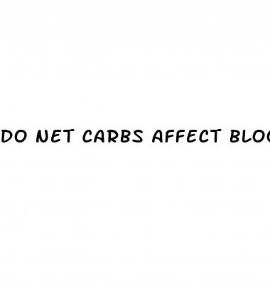 do net carbs affect blood sugar