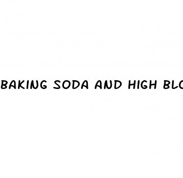baking soda and high blood sugar