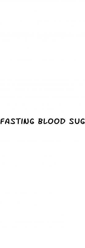 fasting blood sugar pregnancy