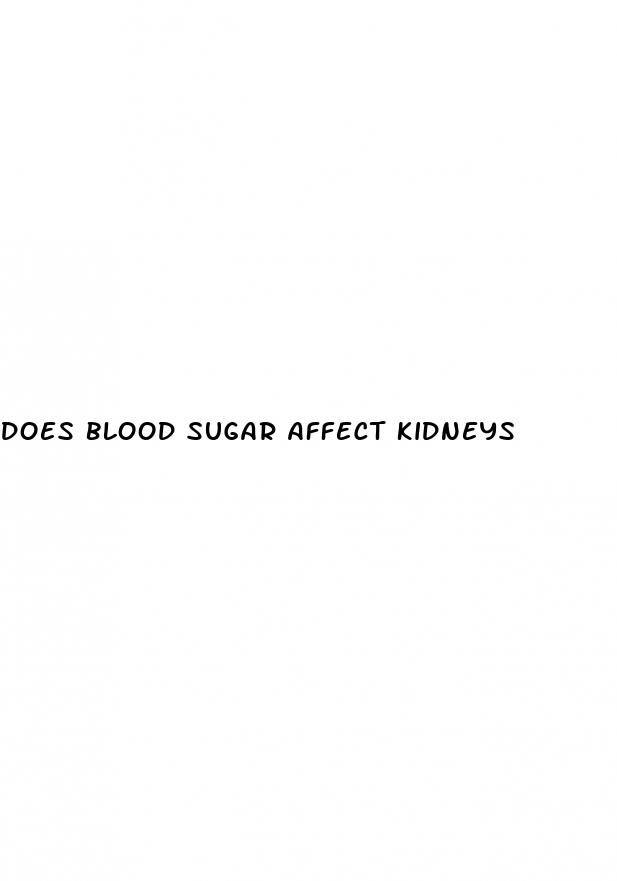 does blood sugar affect kidneys