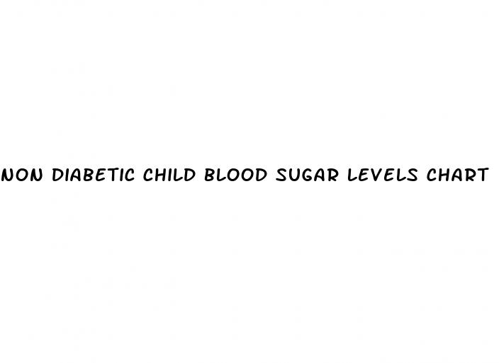non diabetic child blood sugar levels chart