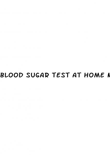 blood sugar test at home near me