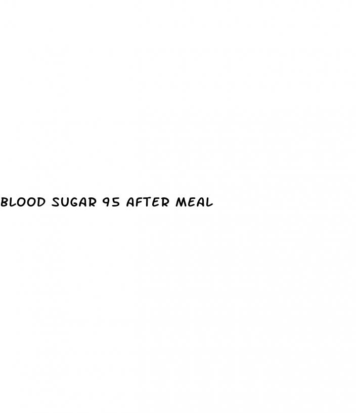 blood sugar 95 after meal