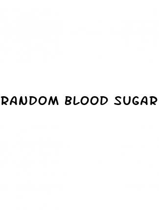 random blood sugar levels chart