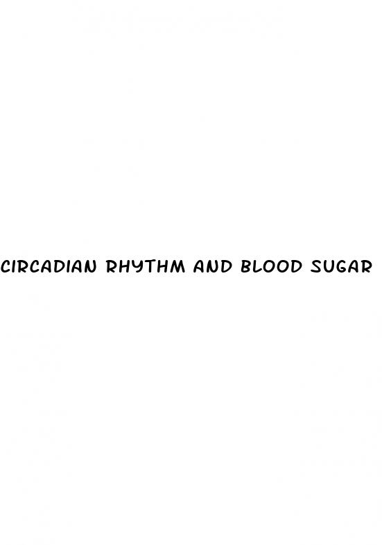 circadian rhythm and blood sugar