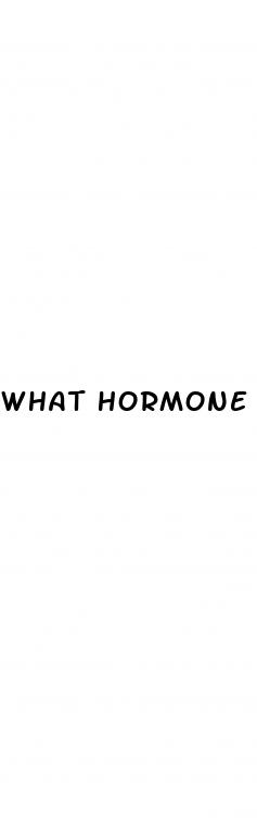 what hormone decreases blood sugar