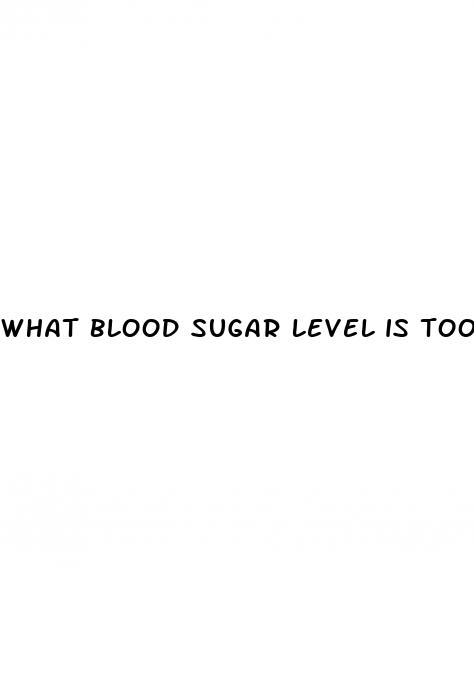 what blood sugar level is too high mmol