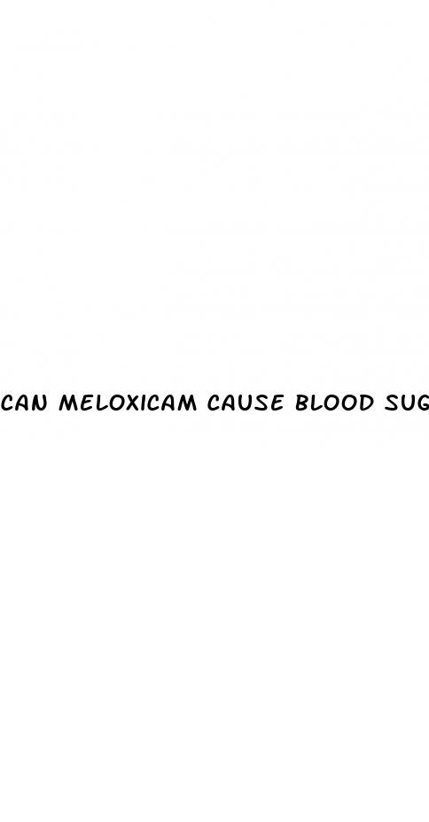 can meloxicam cause blood sugar to rise
