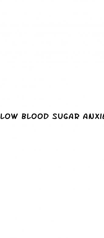 low blood sugar anxiety morning