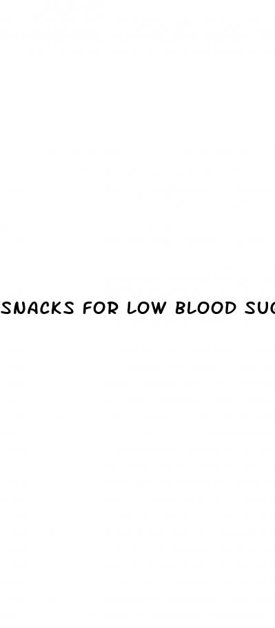 snacks for low blood sugar at night