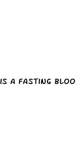 is a fasting blood sugar of 110 high