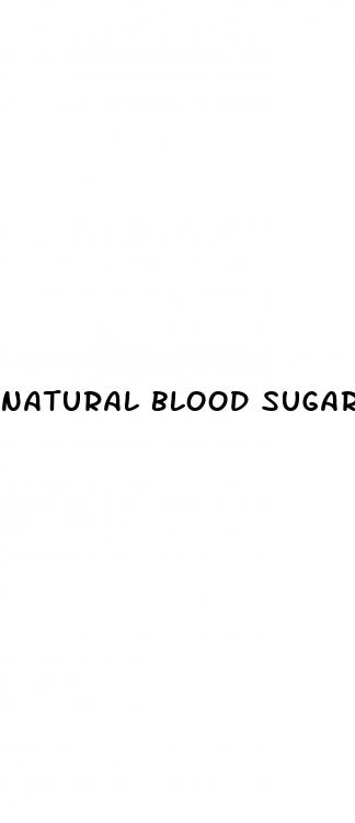 natural blood sugar stabilizers