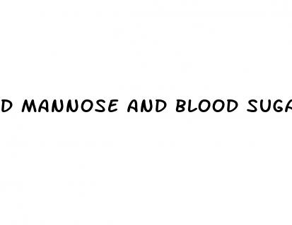 d mannose and blood sugar