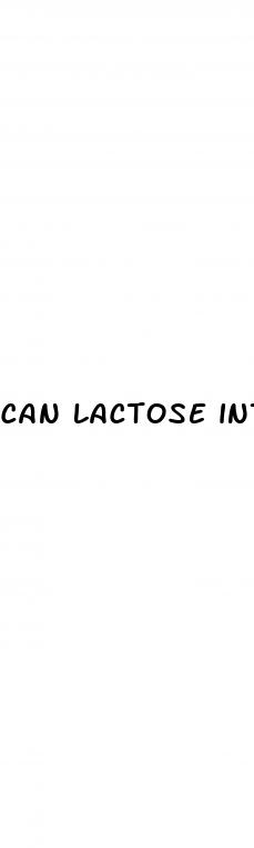 can lactose intolerance cause high blood sugar