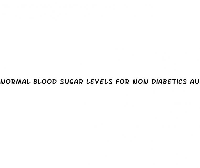 normal blood sugar levels for non diabetics australia