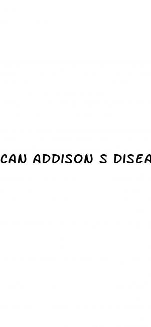 can addison s disease cause low blood sugar