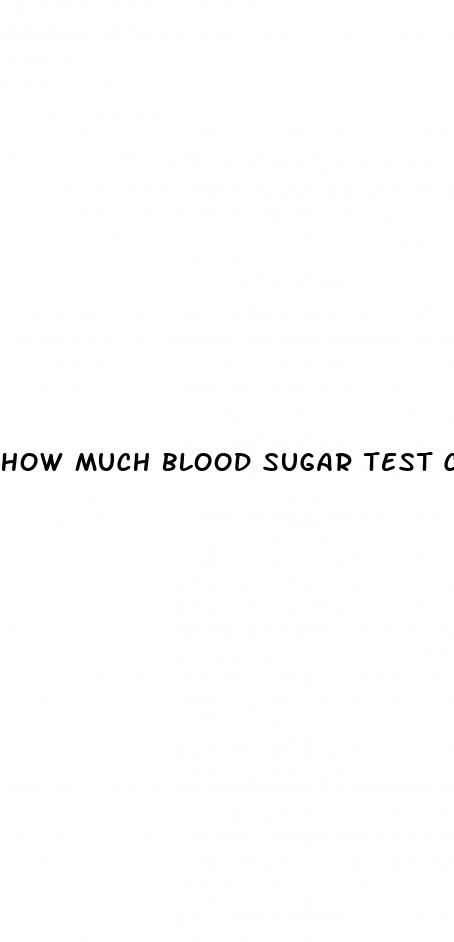 how much blood sugar test cost philippines