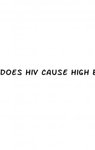 does hiv cause high blood sugar