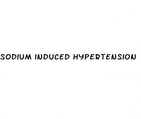 sodium induced hypertension