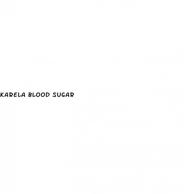 karela blood sugar