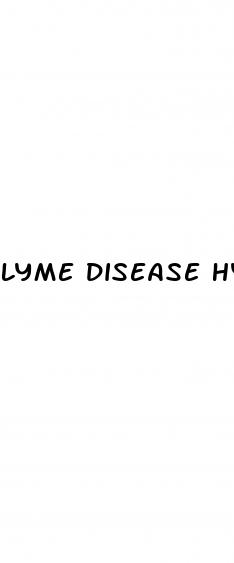 lyme disease hypertension