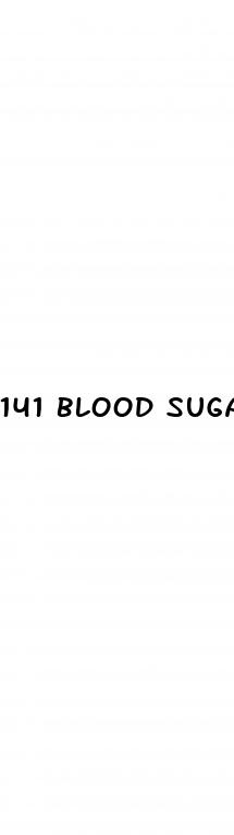 141 blood sugar