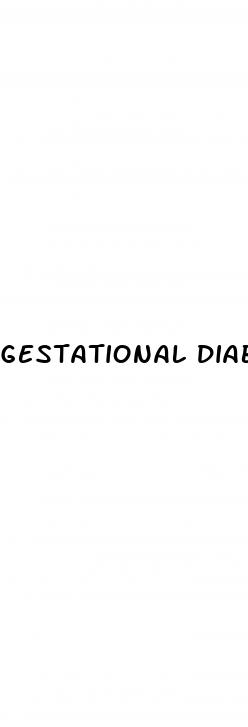 gestational diabetes treatment