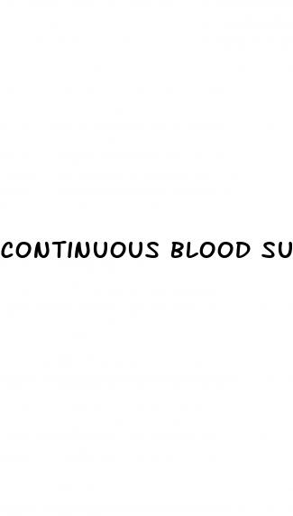 continuous blood sugar