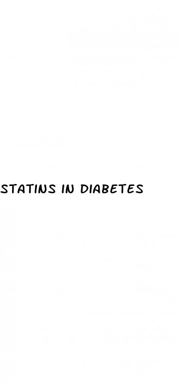 statins in diabetes