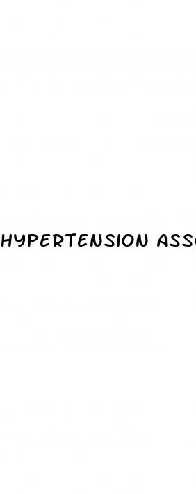 hypertension associated symptoms