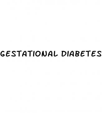 gestational diabetes statistics