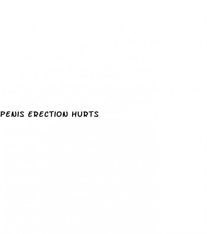 penis erection hurts