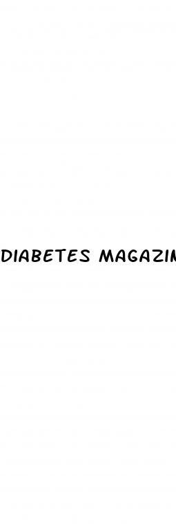 diabetes magazine subscription