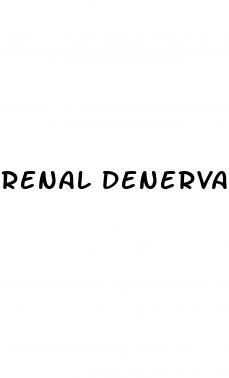 renal denervation hypertension