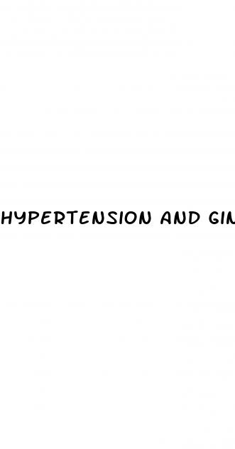 hypertension and ginger